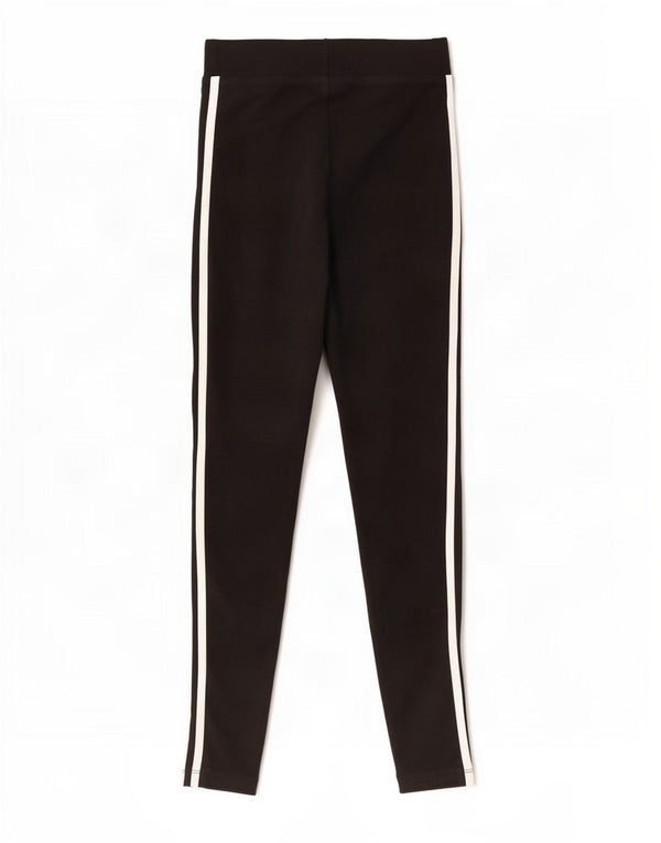 Adidas Womens Leggings UK 8 Small Black Cotton