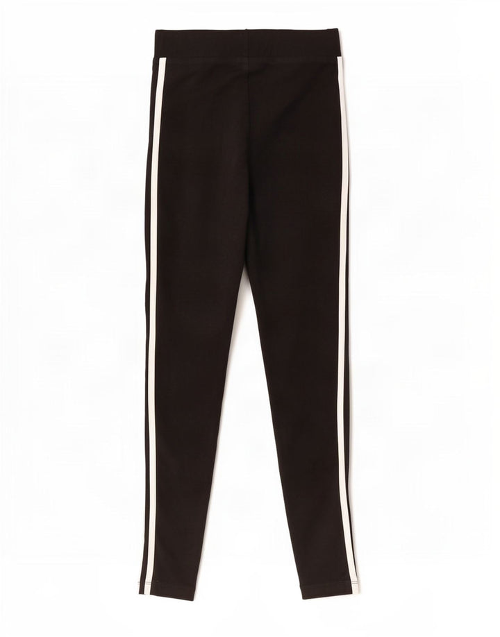 Adidas Womens Leggings UK 8 Small Black Cotton