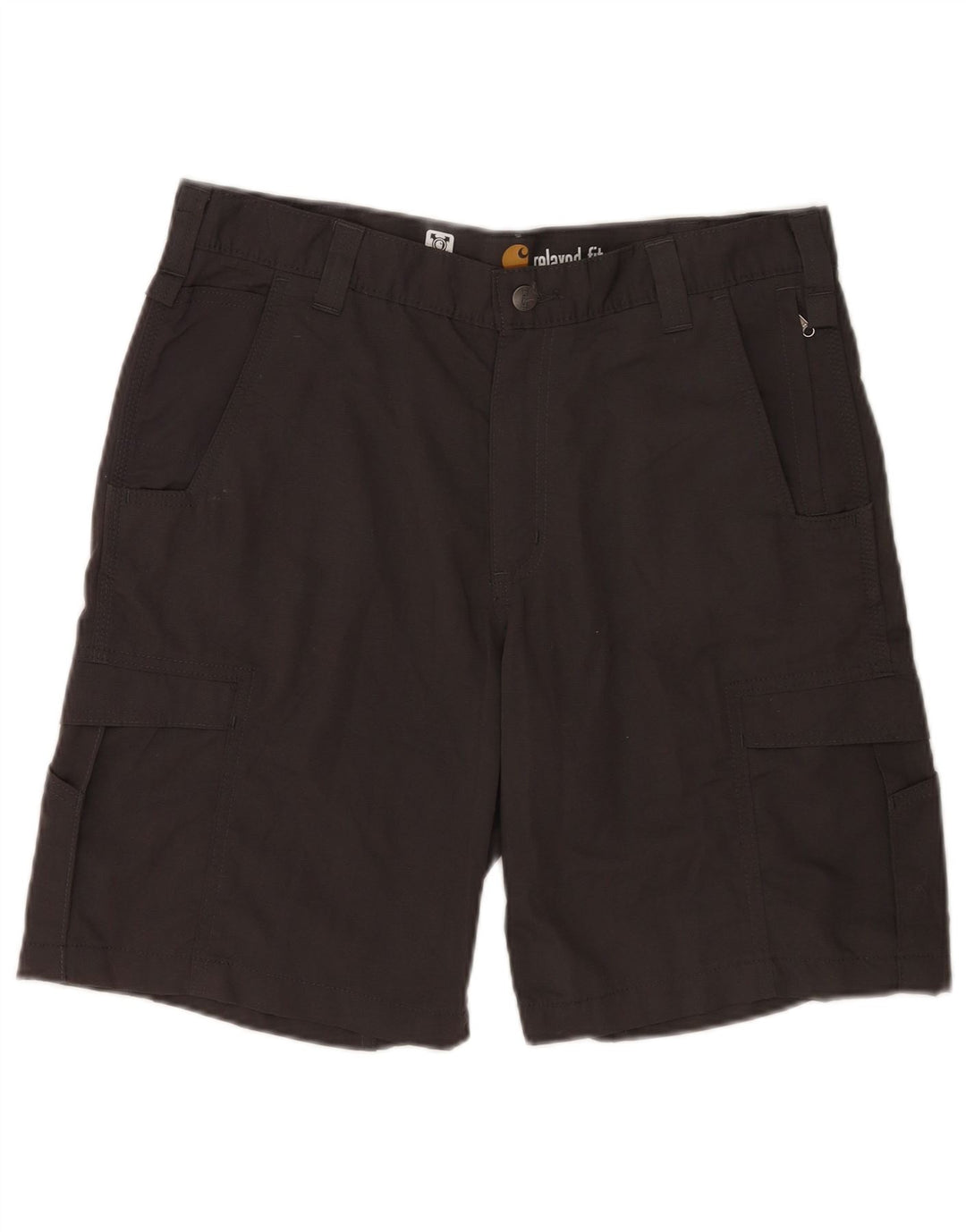 Carhartt Mens Relaxed Fit Cargo Shorts W36 Large Grey Cotton