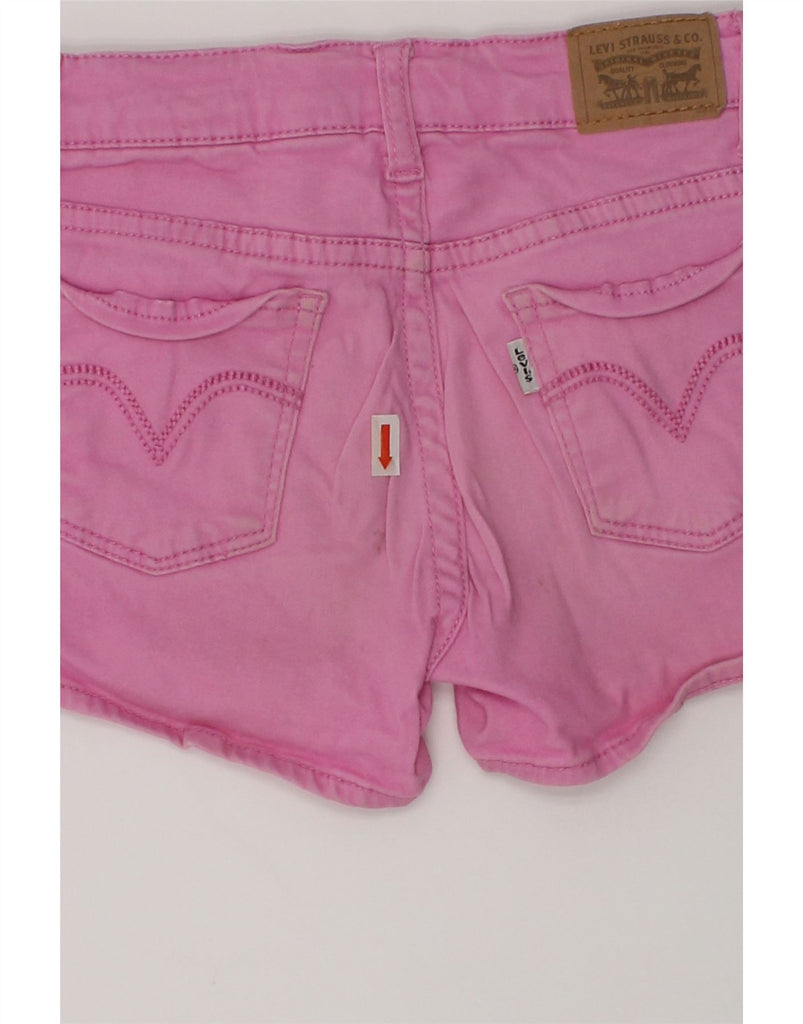 LEVI'S Girls Hot Pants 5-6 Years W22  Pink Cotton | Vintage Levi's | Thrift | Second-Hand Levi's | Used Clothing | Messina Hembry 