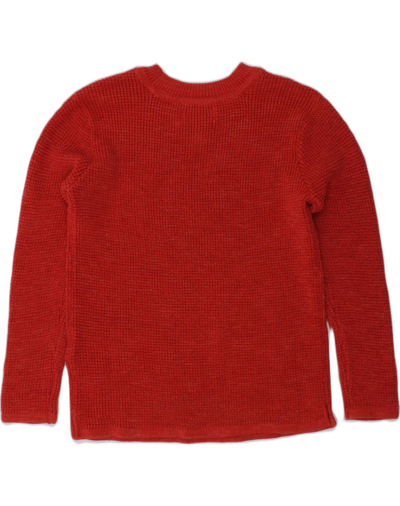 FAT FACE Girls Crew Neck Jumper Sweater 4-5 Years Red Polyester | Vintage Fat Face | Thrift | Second-Hand Fat Face | Used Clothing | Messina Hembry 