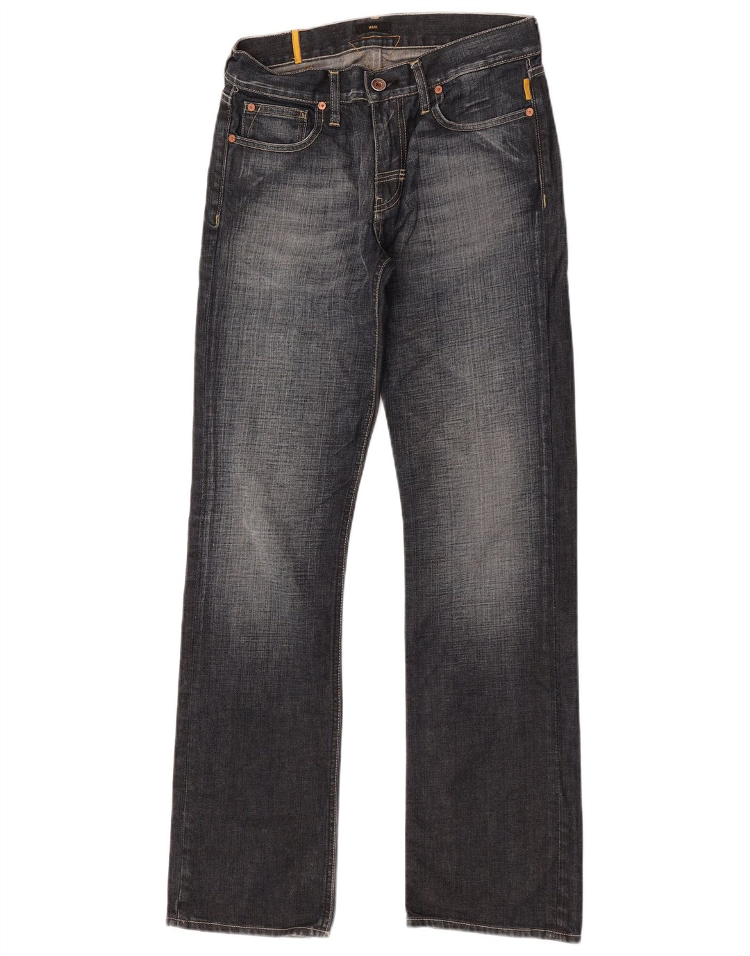 Meltin' Pot Womens Straight Jeans W31 L34 Blue Cotton