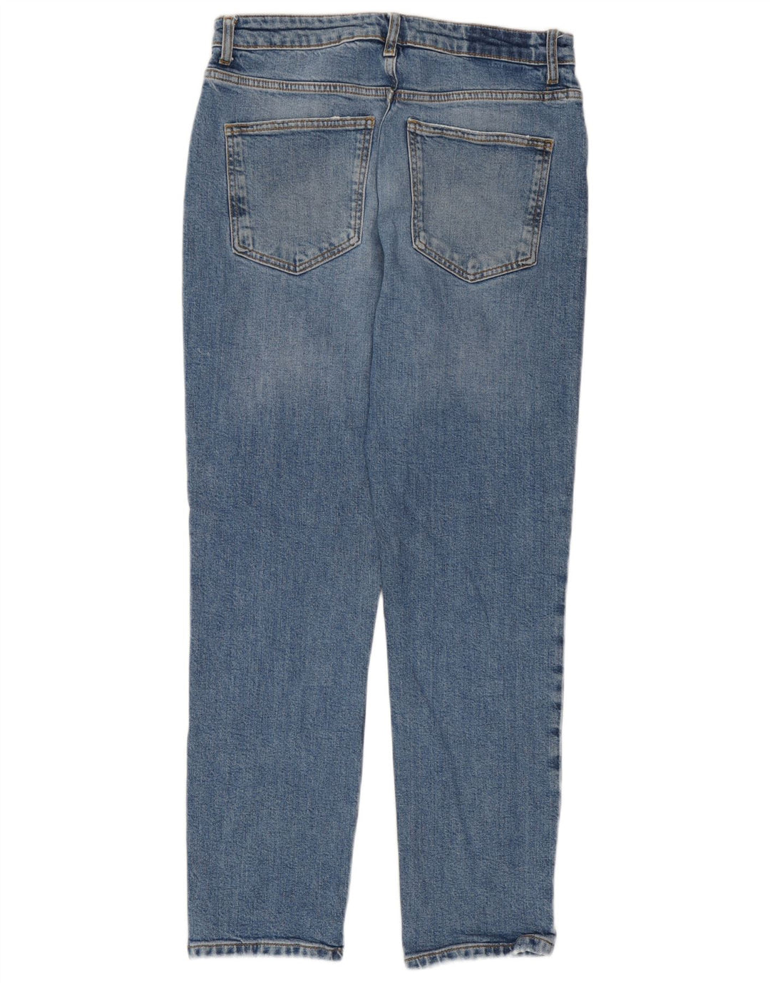 Zara Womens High Rise Tapered Jeans EU 40 Medium W30 L28 Blue
