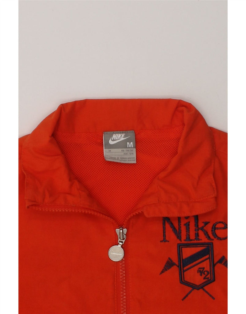 NIKE Boys Bomber Jacket 5-6 Years Medium Red Polyester | Vintage Nike | Thrift | Second-Hand Nike | Used Clothing | Messina Hembry 