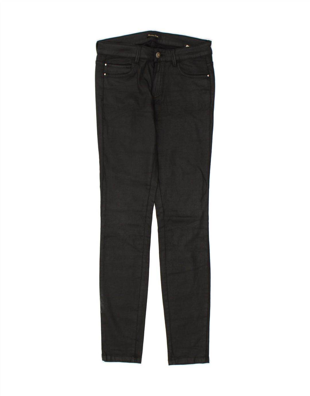 MASSIMO DUTTI Womens Skinny Casual Trousers EU 36 Small W26 L29  Black | Vintage Massimo Dutti | Thrift | Second-Hand Massimo Dutti | Used Clothing | Messina Hembry 