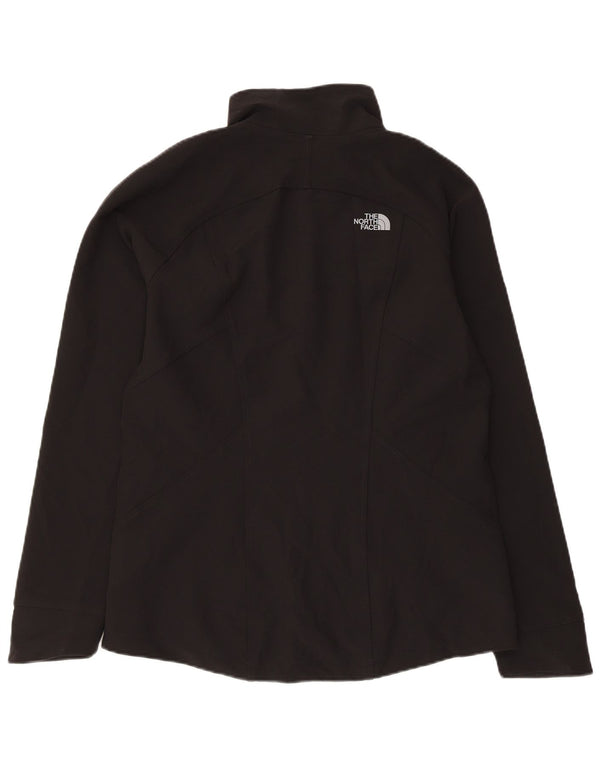 The North Face Womens Tracksuit Top Jacket UK 14 Medium Black Polyester