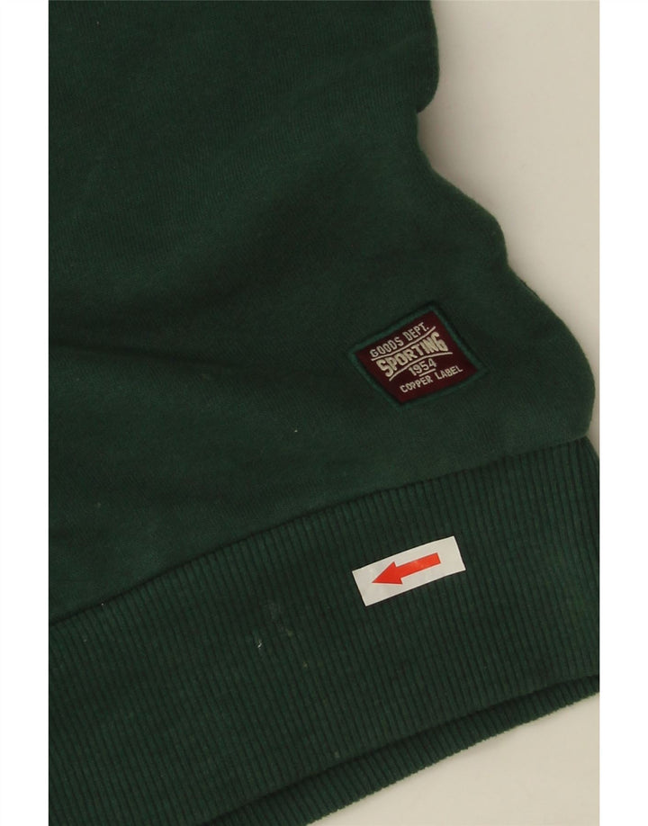 Superdry Mens Graphic Sweatshirt Jumper Large Green Cotton
