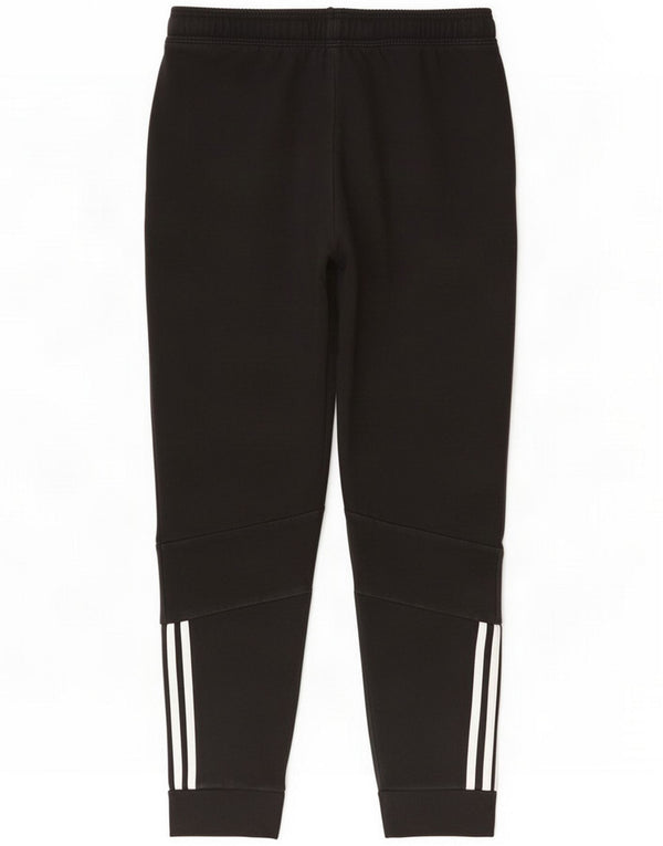 Adidas Mens Tracksuit Trousers Joggers Large Black Cotton