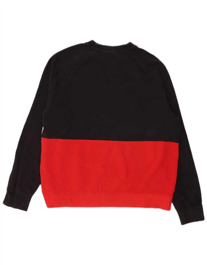 Nike Mens Graphic Sweatshirt Jumper Medium Multicoloured Colourblock Cotton
