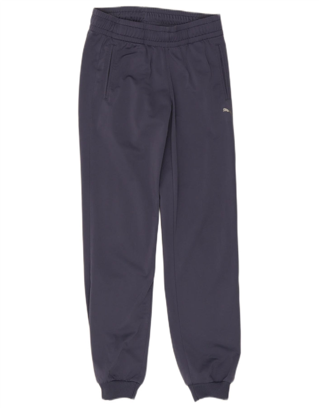 Puma Girls Tracksuit Trousers Joggers 13-14 Years  Blue Polyester