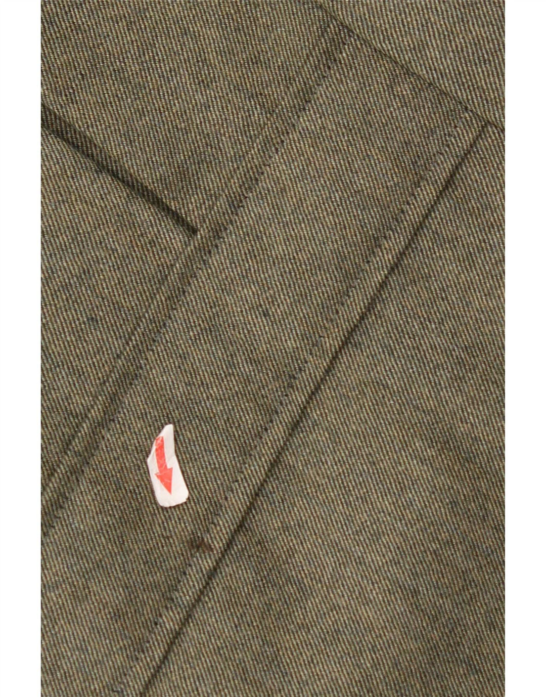 Vintage Mens 3 Button Blazer Jacket UK 38 Medium Khaki Colourblock