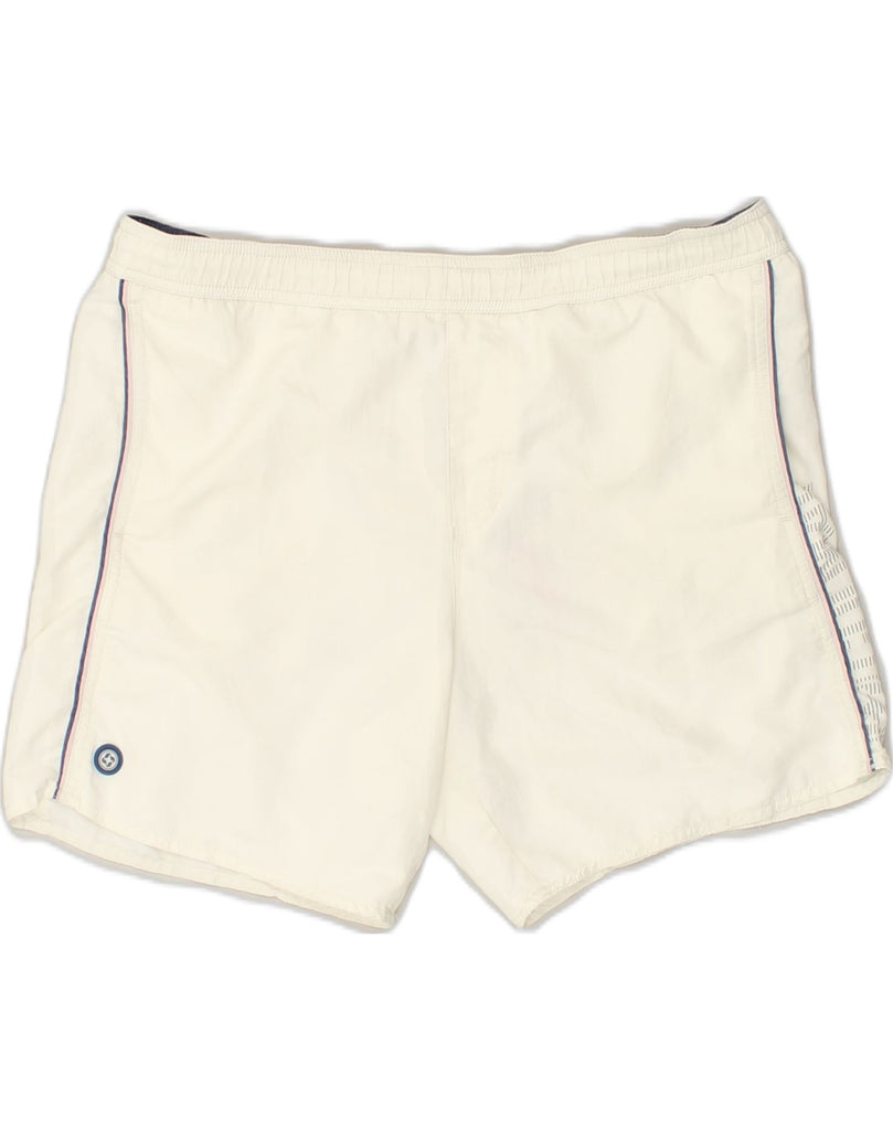 COLMAR Mens Sport Shorts IT 50 Large White | Vintage Colmar | Thrift | Second-Hand Colmar | Used Clothing | Messina Hembry 