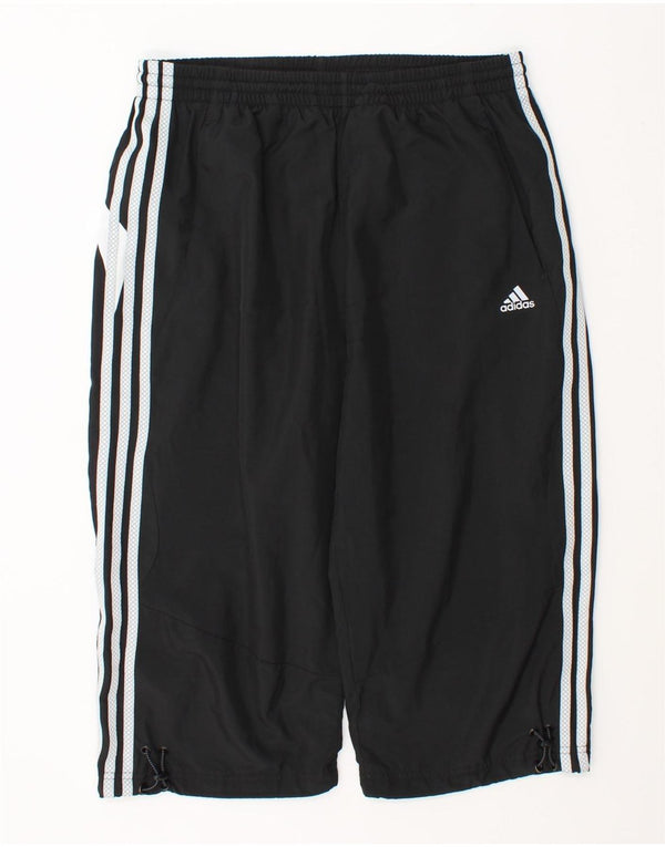 Adidas Mens Climalite Bermuda Sport Shorts Medium  Black Polyester