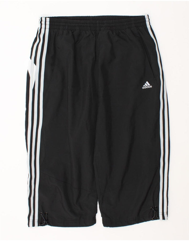 Adidas Mens Climalite Bermuda Sport Shorts Medium  Black Polyester