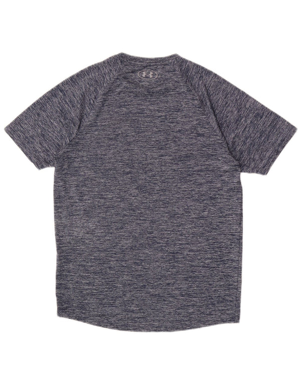 Under Armour Mens T-Shirt Top Small Navy Blue Flecked