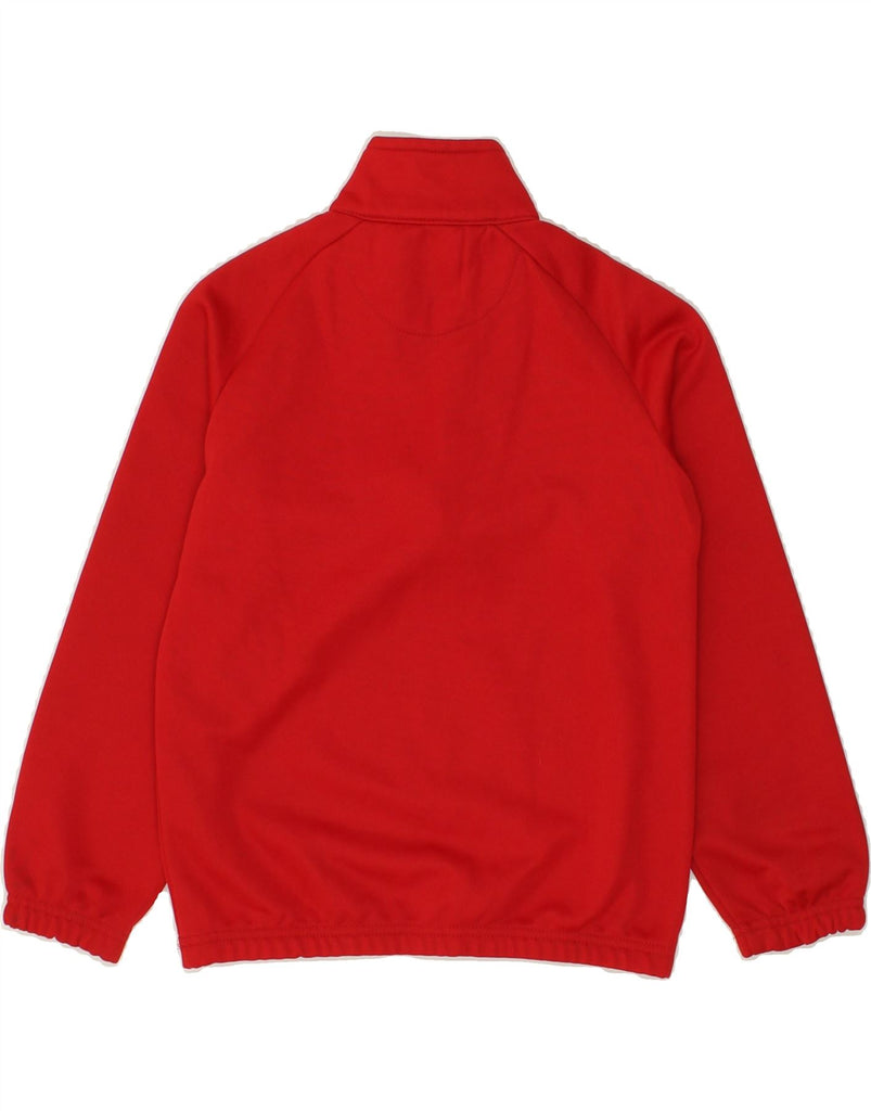 KAPPA Boys Milano Graphic Zip Neck Sweatshirt Jumper 7-8 Years Red | Vintage Kappa | Thrift | Second-Hand Kappa | Used Clothing | Messina Hembry 