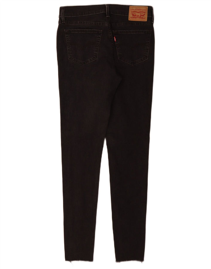 Levi's Womens 710 Super Skinny Jeans W28 L31 Black