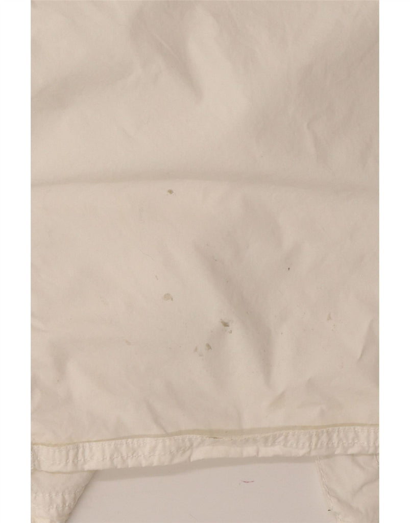 NAPAPIJRI Womens Short Sleeves Shirt Dress UK 14 Medium White Cotton Vintage Napapijri and Second-Hand Napapijri from Messina Hembry 