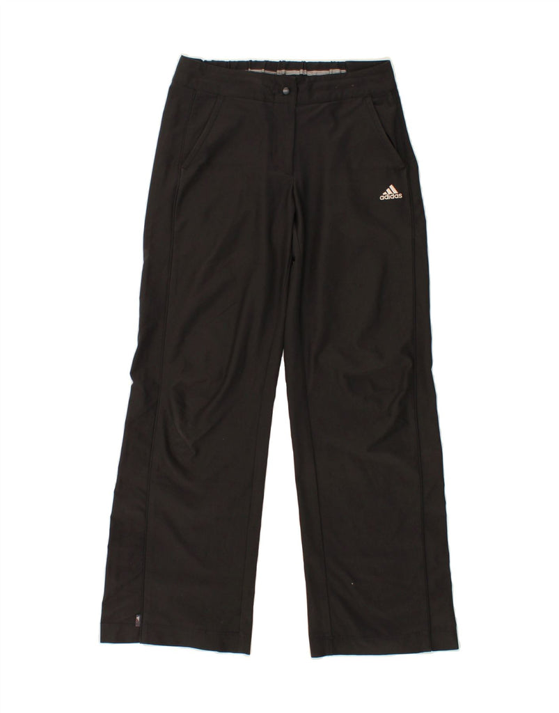 ADIDAS Womens Clima 365 Tracksuit Trousers UK 8 Small Black Cotton Vintage Adidas and Second-Hand Adidas from Messina Hembry 