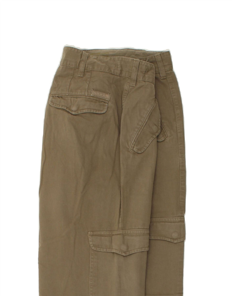 SERGIO TACCHINI Mens Straight Cargo Trousers IT 50 Large W36 L35 Brown Vintage Sergio Tacchini and Second-Hand Sergio Tacchini from Messina Hembry 