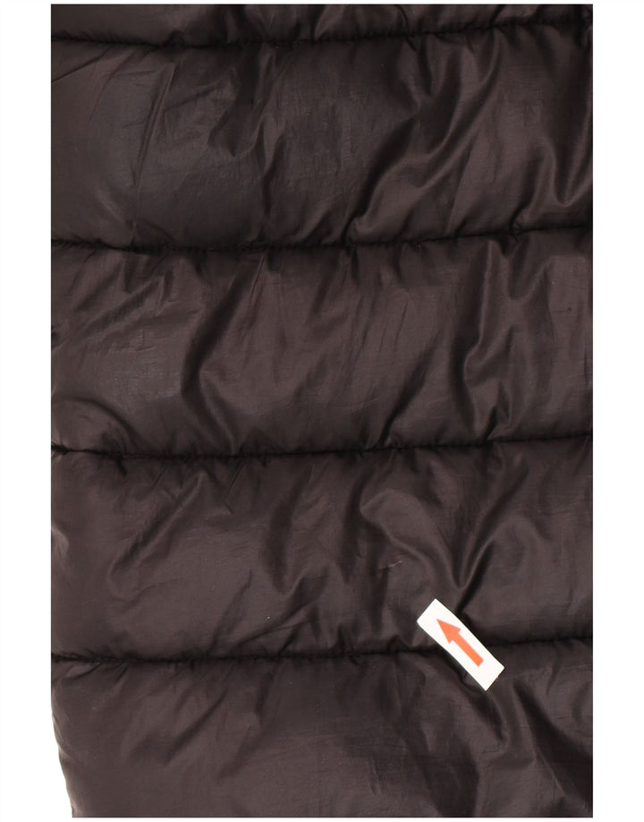 Champion Boys Hooded Padded Jacket 11-12 Years Black Polyester
