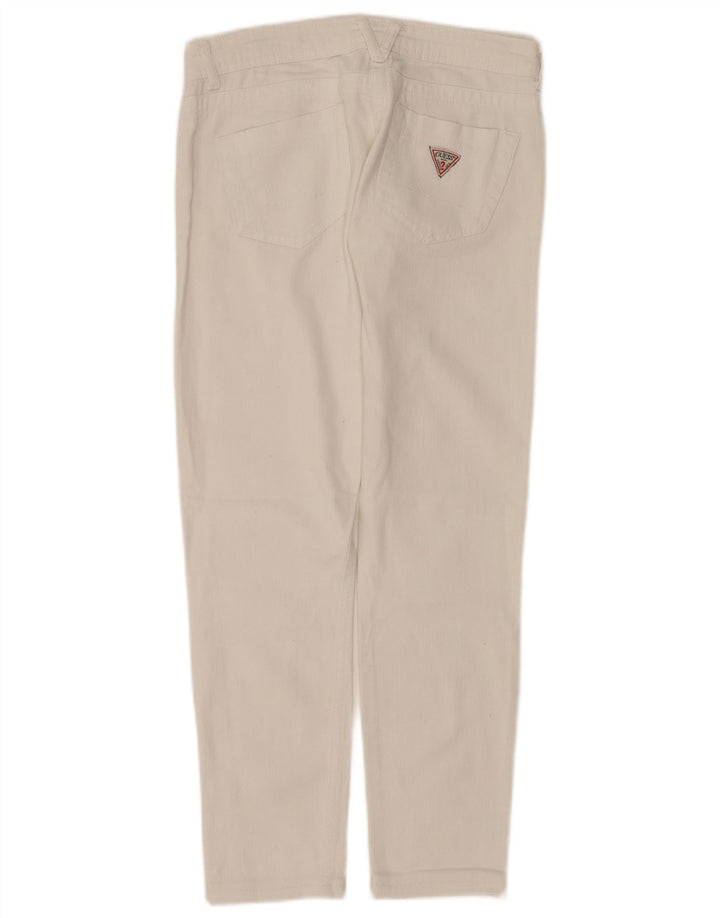 Guess Womens Slim Jeans  W28 L27 White Cotton