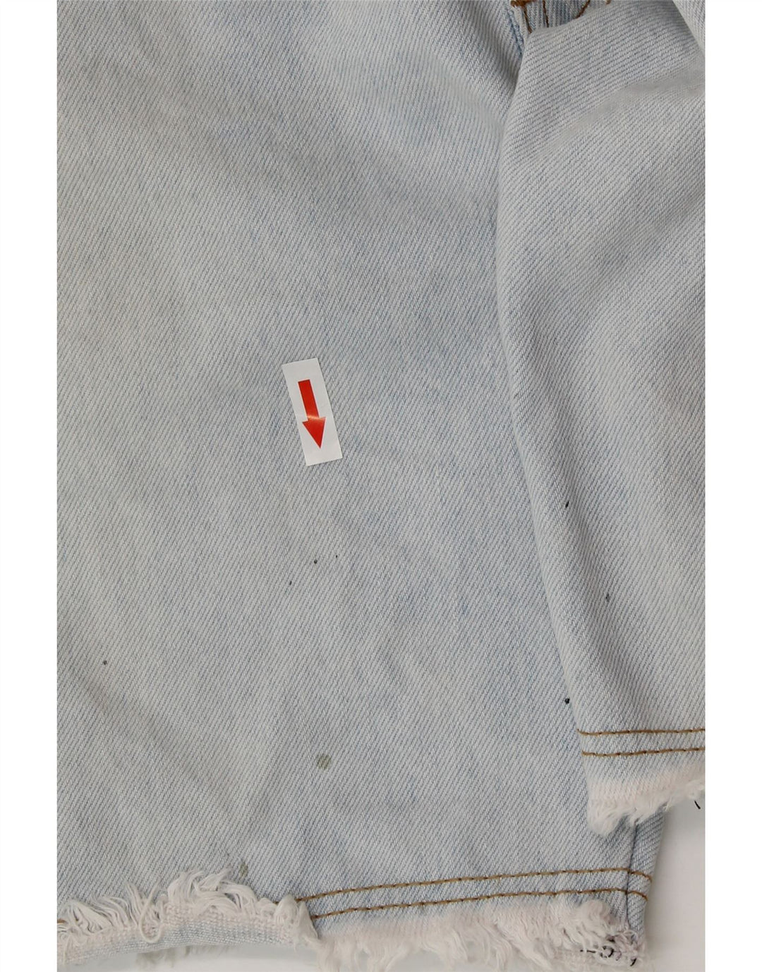 EVIDENCE Mens Denim Shorts W32 Medium Blue
