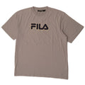 FILA Mens Graphic T-Shirt Top XL Grey Cotton