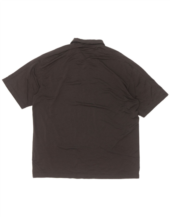 Nike Mens Golf Polo Shirt XL Black Polyester