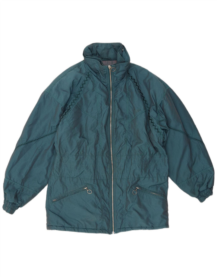 COLMAR Womens Oversized Windbreaker Jacket IT 44 Medium Green Nylon