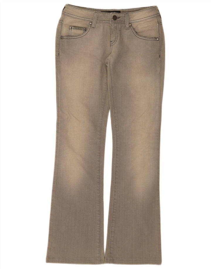 Calvin Klein Womens Bootcut Jeans W26 L30 Grey Cotton