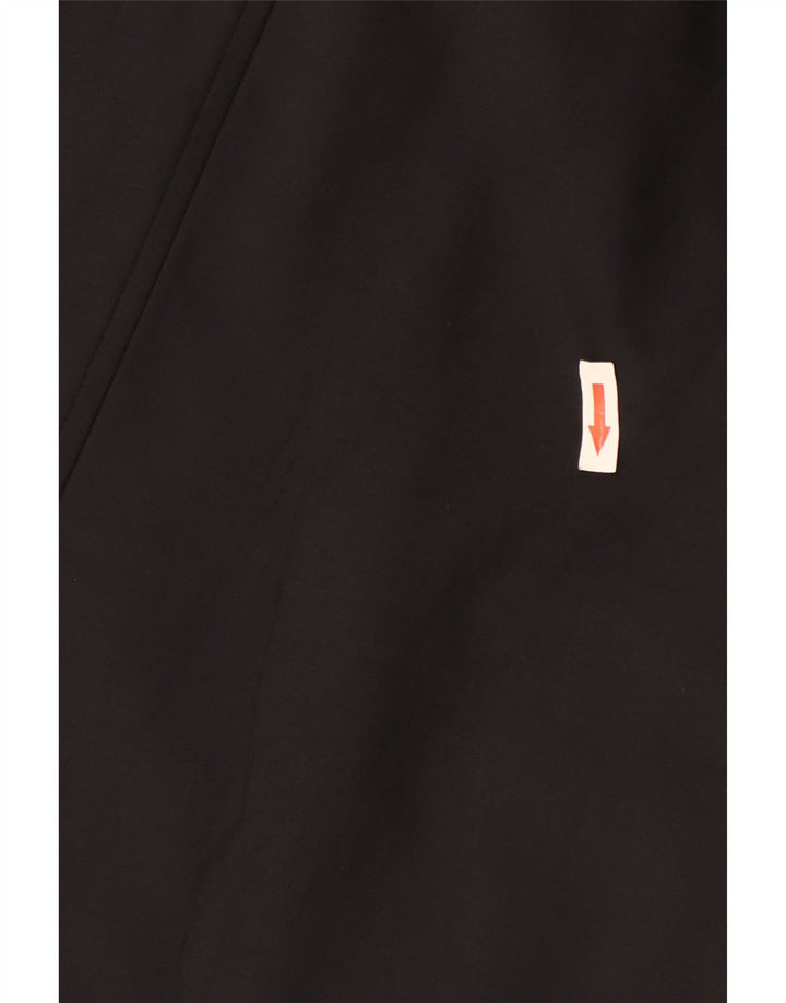 Ben Sherman Mens Overcoat UK 44 2XL Black Polyester