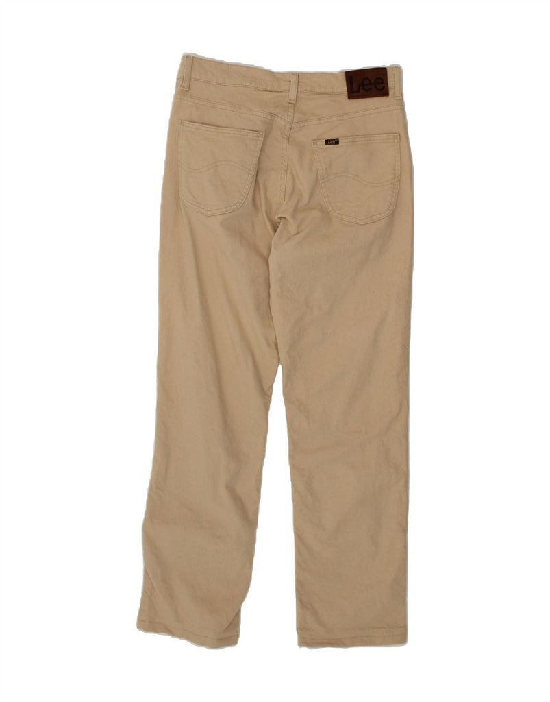 LEE Mens Brooklyn Straight Jeans  W33 L34 Beige Cotton Vintage Lee and Second-Hand Lee from Messina Hembry 