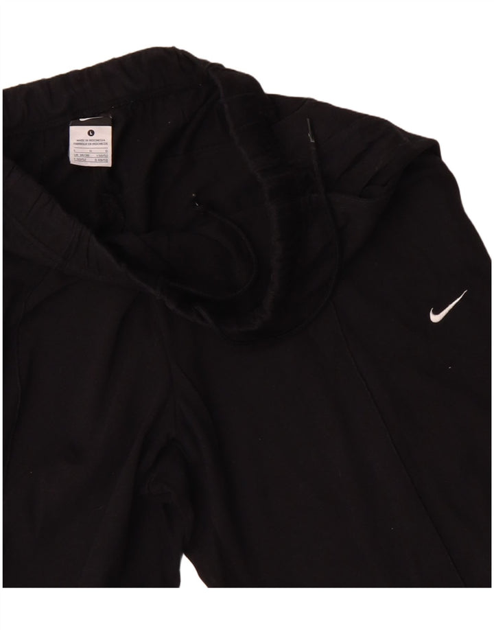 Nike Mens Tracksuit Trousers Large  Black Cotton