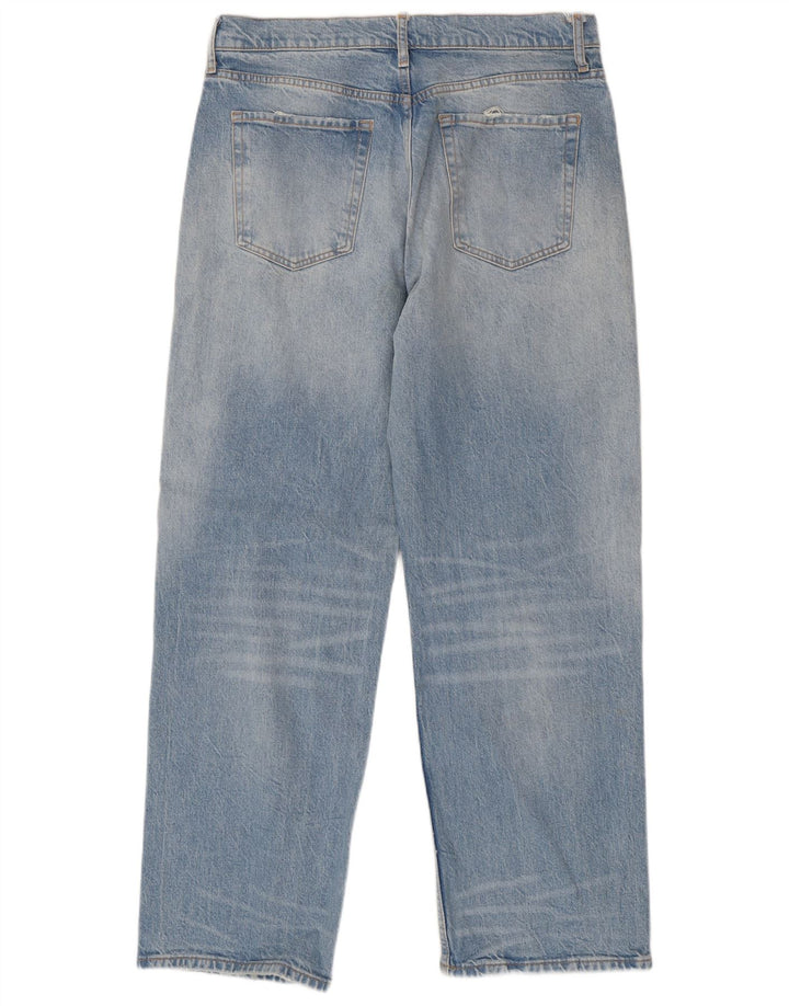 ZARA Womens Loose Jeans EU 42 Large W32 L31 Blue