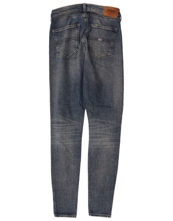 Tommy Hilfiger Womens Skinny Jeans W27 L30 Blue Cotton
