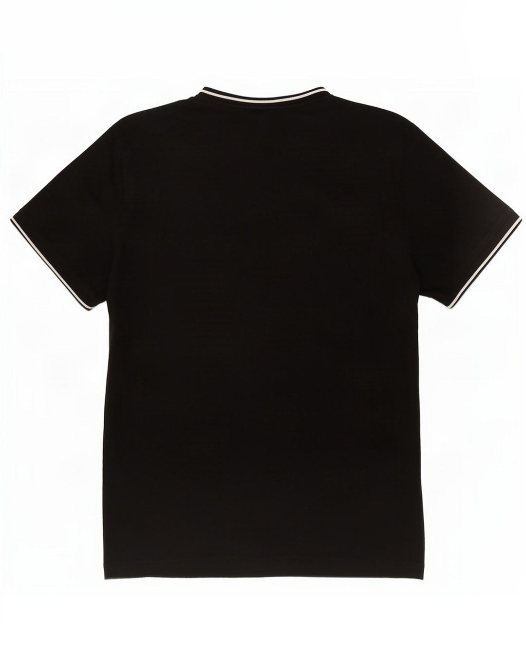 Fred Perry Mens T-Shirt Top Medium Black Cotton