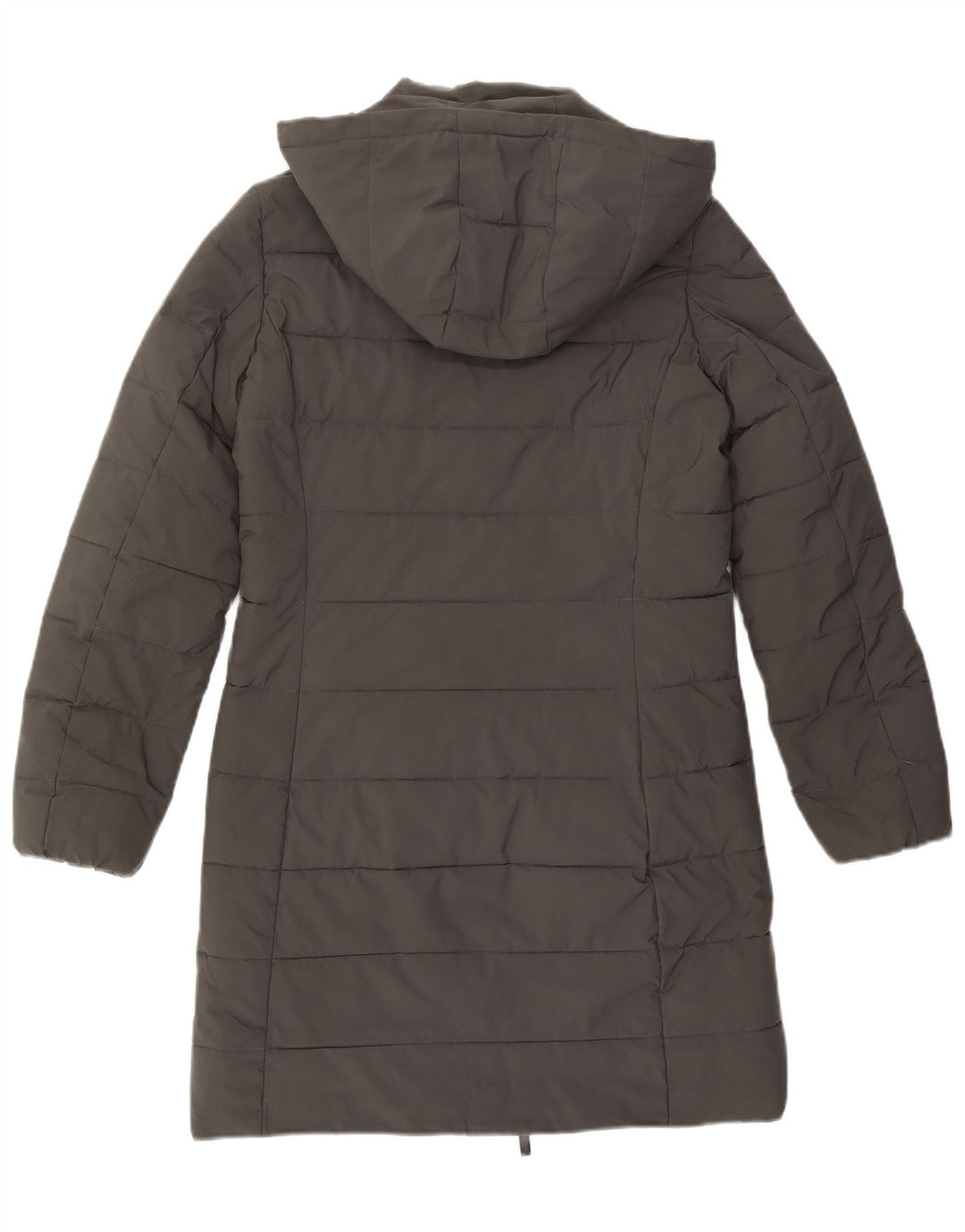 Kappa Womens Hooded Padded Coat UK 10 Small Grey Polyester