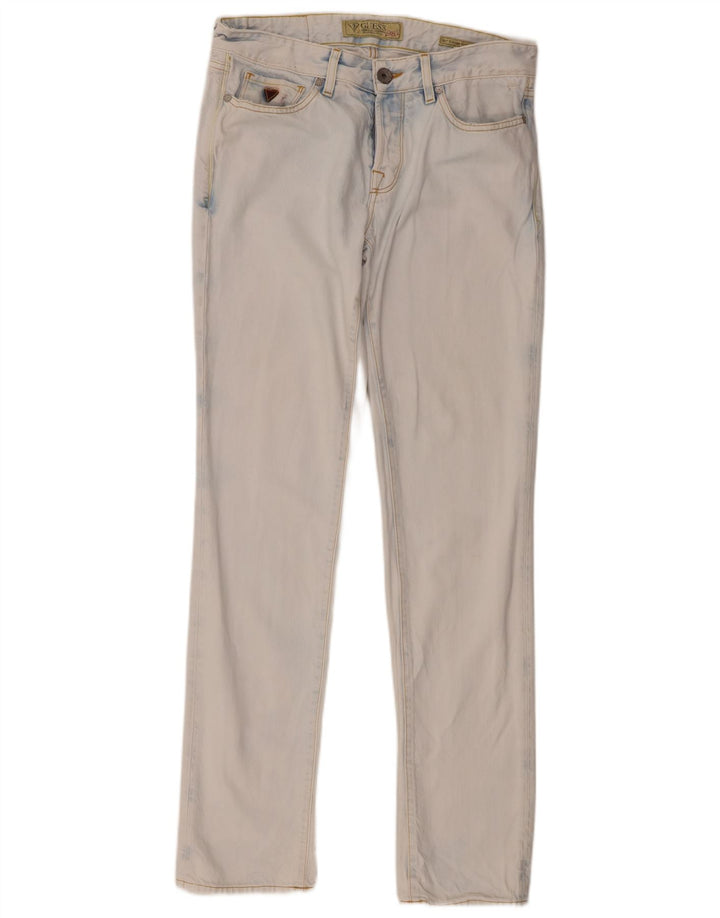 Guess Mens Straight Jeans W32 L34 Blue