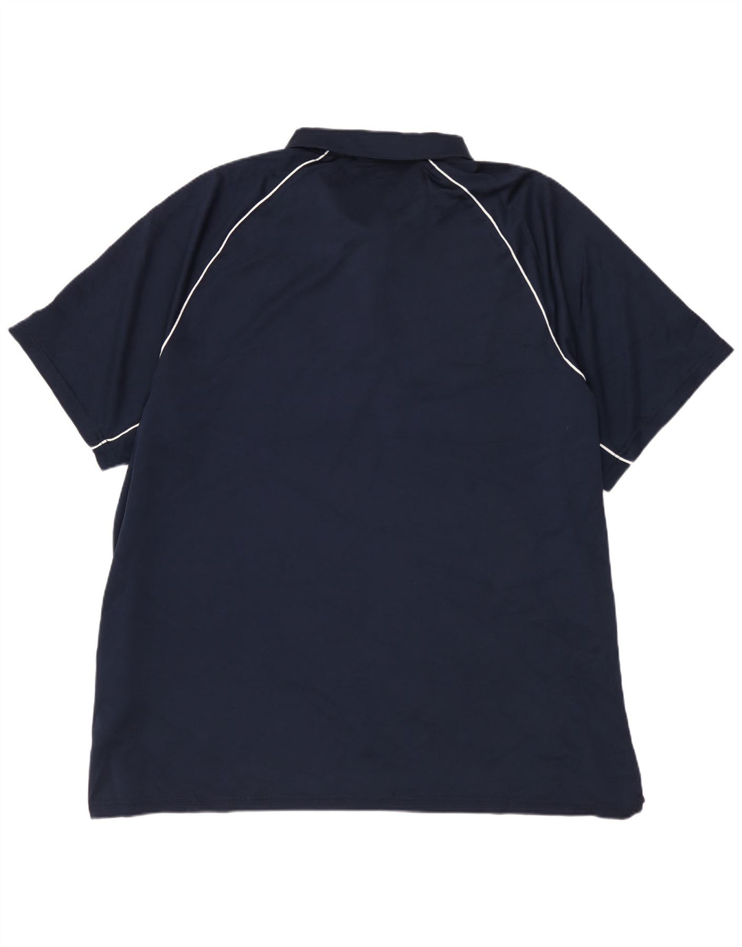 RUSSELL ATHLETIC Mens Polo Shirt UK 50/52 2XL Navy Blue Polyester