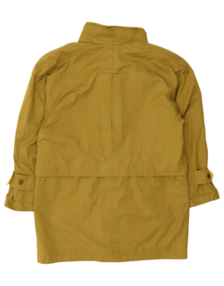 VINTAGE Womens Loose Fit Utility Jacket UK 12 Medium Khaki Vintage Vintage and Second-Hand Vintage from Messina Hembry 