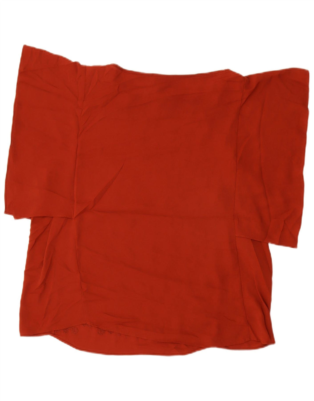 MOSSIMO Womens Batwing Blouse Top UK 18 XL Maroon Geometric Polyester