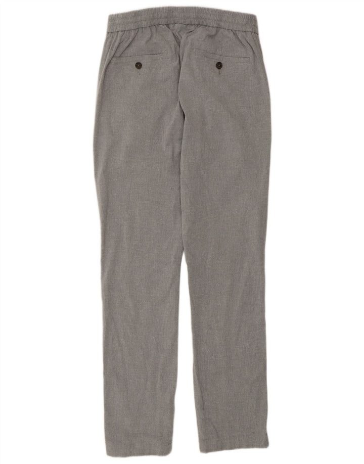 J. Crew Mens Slim Chino Trousers Small W29 L30 Grey Cotton