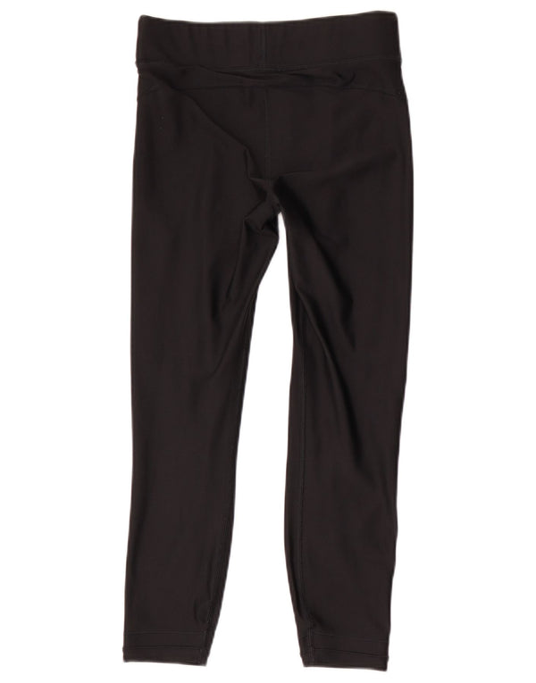 Under Armour Womens Heat Gear Crop Leggings UK 8 Small  Black