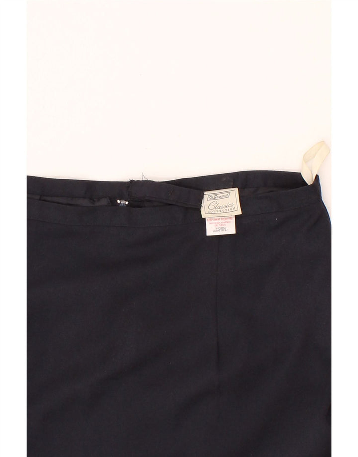 ST. BERNARD Womens Pencil Skirt IT 46 Large W32  Navy Blue Vintage St. Bernard and Second-Hand St. Bernard from Messina Hembry 