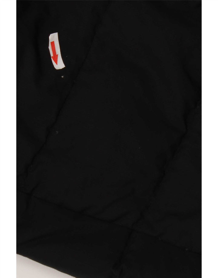 Nike Mens Hooded Padded Jacket UK 40 Large Black Polyester
