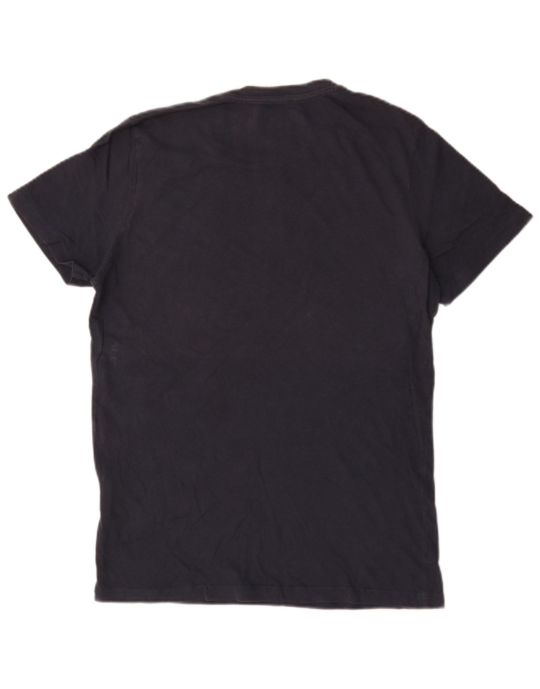 Jack & Jones Mens Graphic T-Shirt Top Medium Navy Blue Cotton