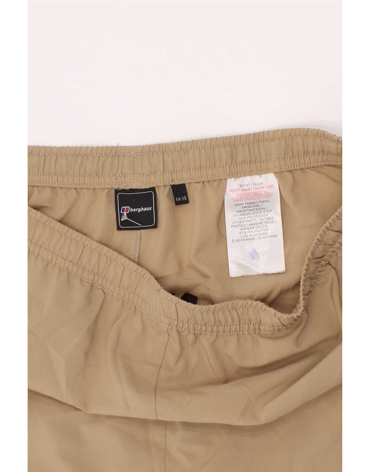 Berghaus Boys Swimming Shorts 14-15 Years Beige Colourblock Polyester