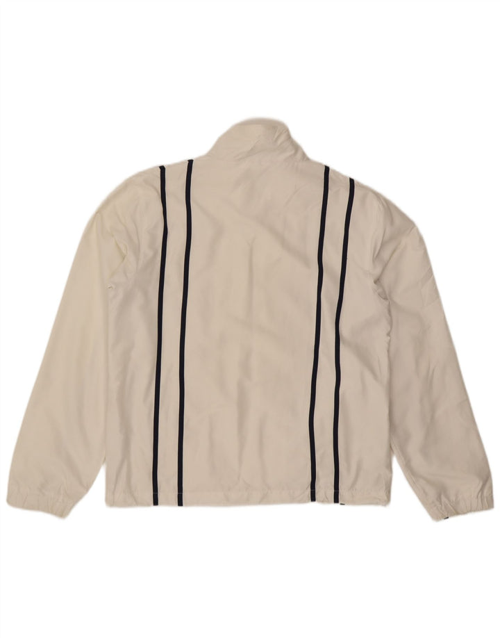 Fila Mens Tracksuit Top Jacket Medium White Polyester