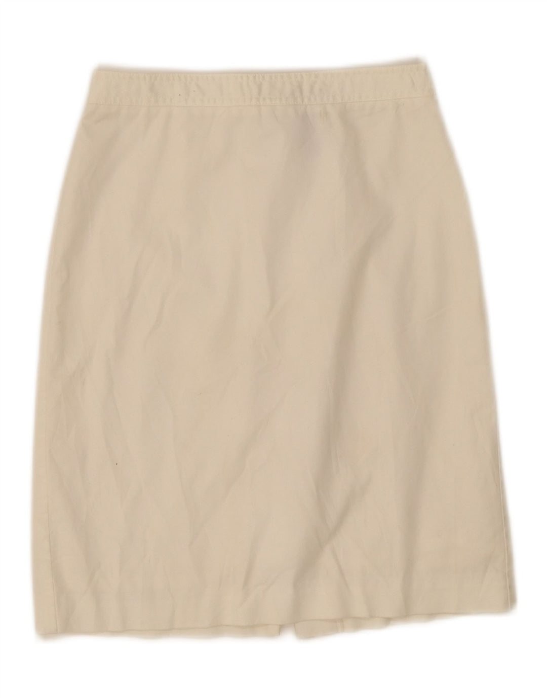 BCBGMAXAZRIA Womens Straight Skirt US 2 XS W26 Off White Cotton Vintage BCBGMAXAZRIA and Second-Hand BCBGMAXAZRIA from Messina Hembry 